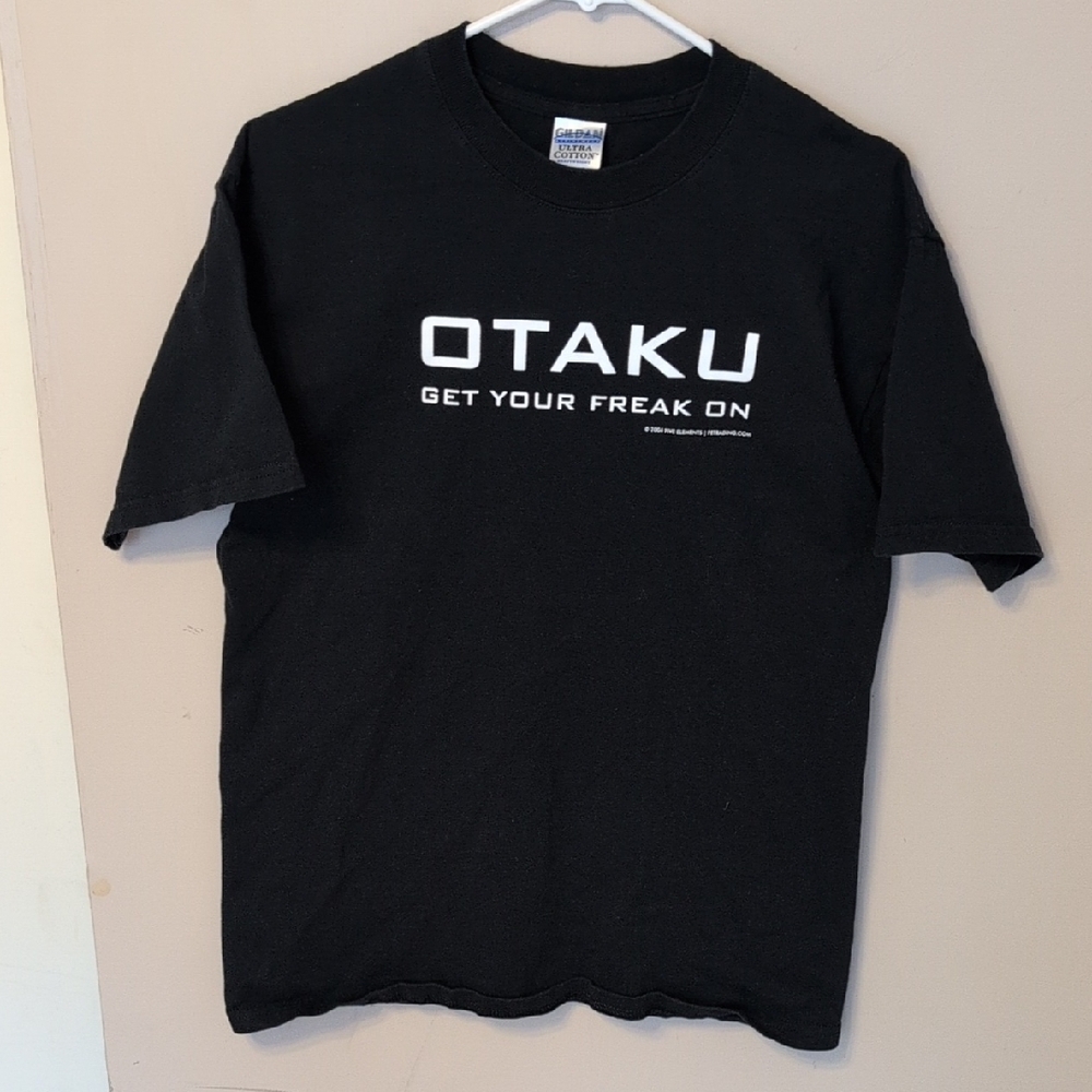 Gildan Black Otaku T-Shirt